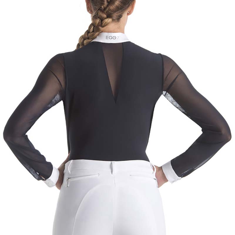 Competition polo ego7 long sleeve for woman model rita - 3525