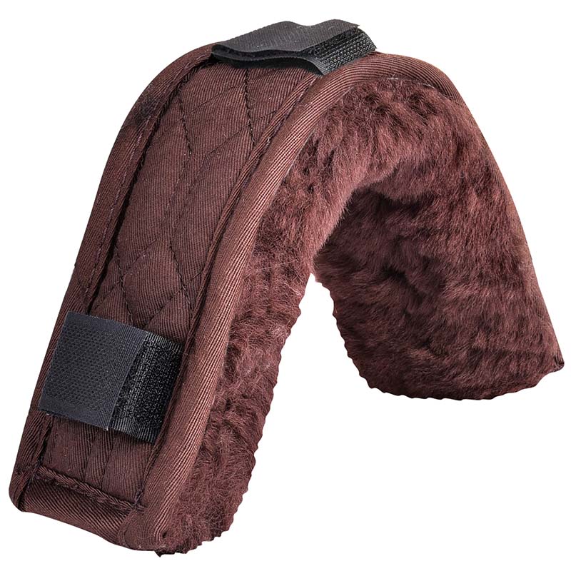 Bridle padding with lamb to cover horse nose and head from 18cm - 2316