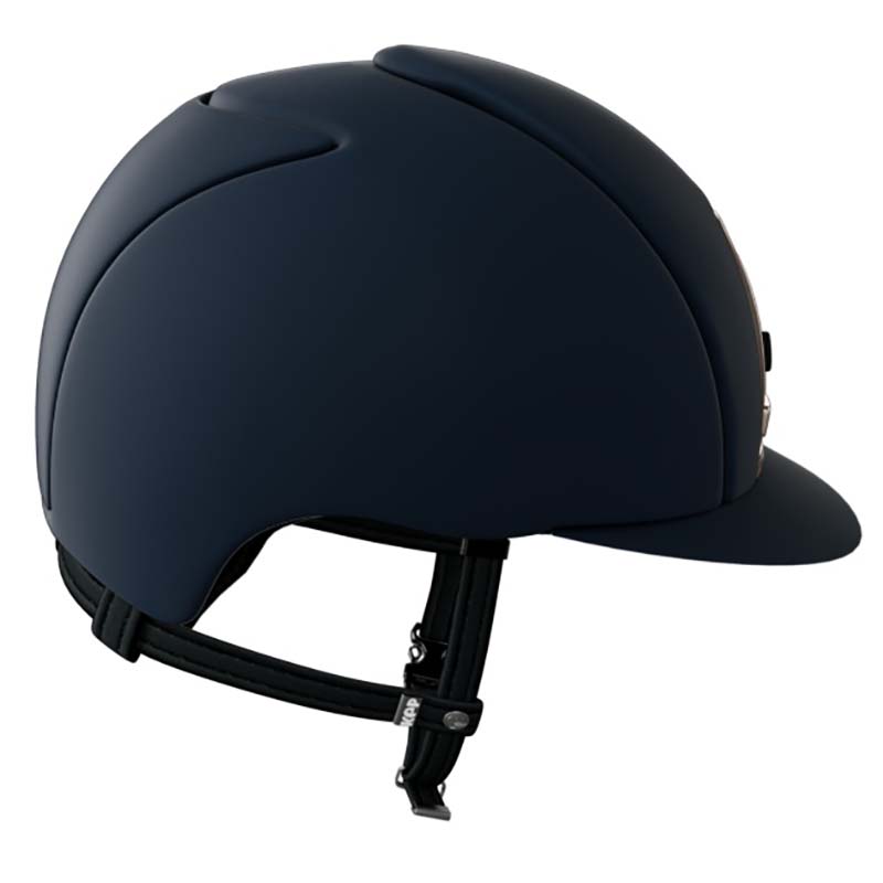 Casco kep italia model cromo t blue with frame and grille gold rose - 3300