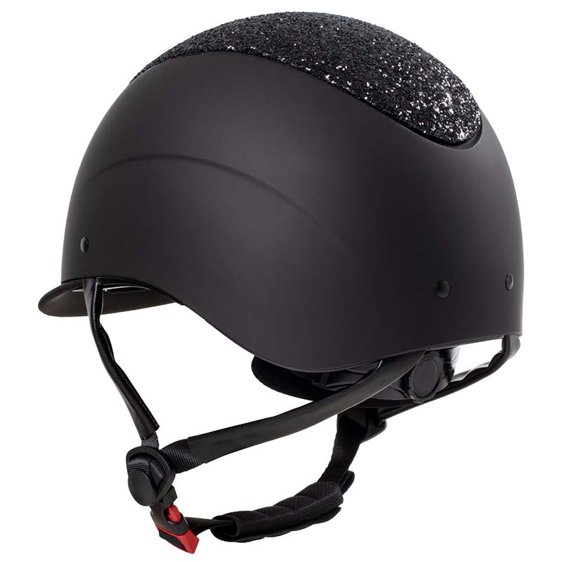 Riding helmet equestro galaxy rhinestones with narrow visor - 3307