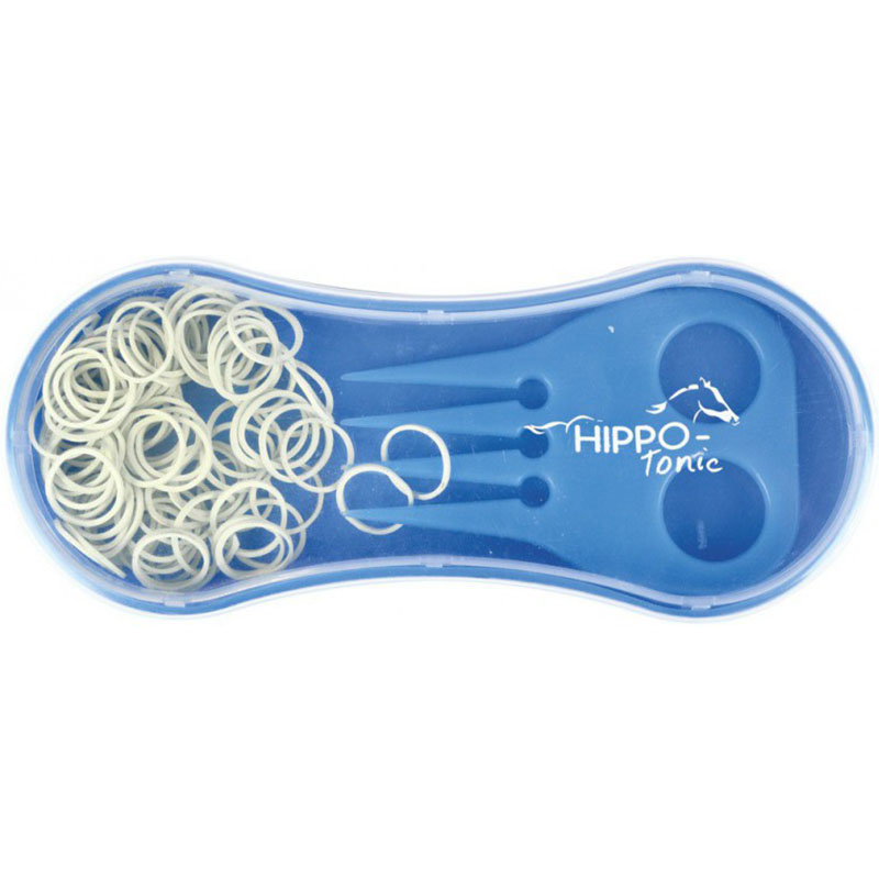 Horse brush complete with elastics and comb - 0611