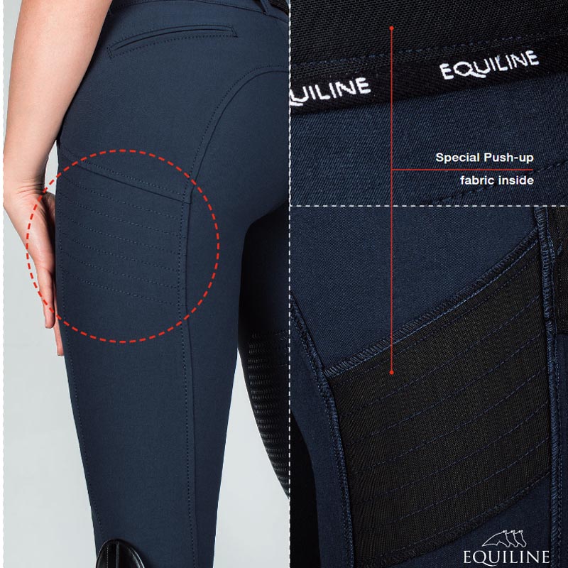 Breeches equiline x-shape for woman model knee grip - 3843