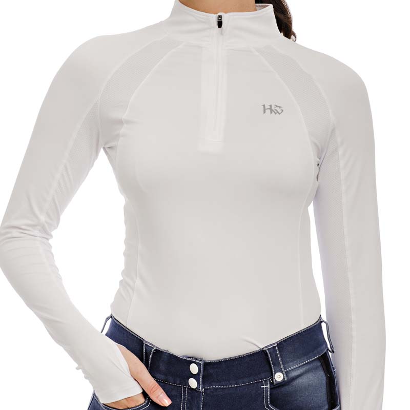 Technical winter horseware aveen top base layer for woman long sleeve - 9527