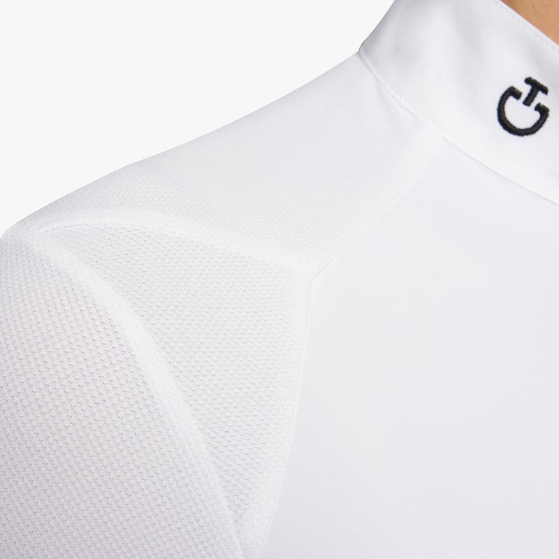 Competition polo Cavalleria Toscana 3D technical jersey for women - 9579