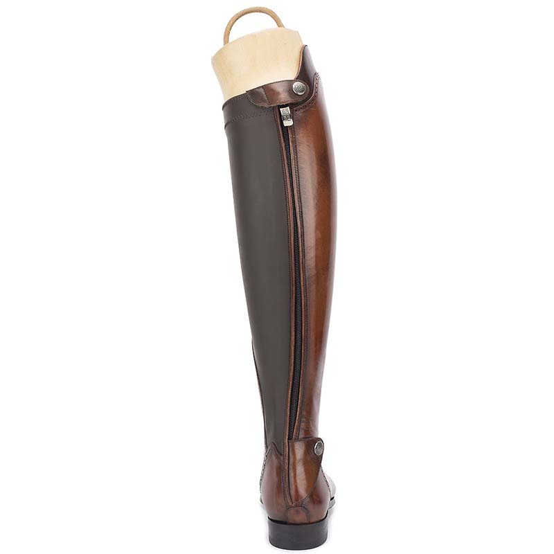 Riding tall boots alberto fasciani model 33202 smooth brown - 3692