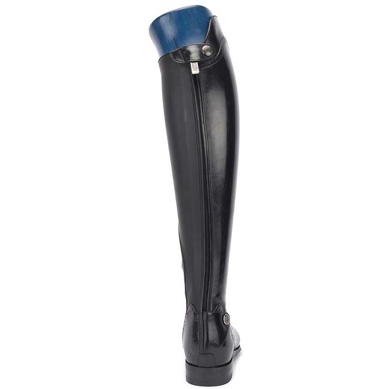 Riding tall boots alberto fasciani model 33604 black with laces - 3691