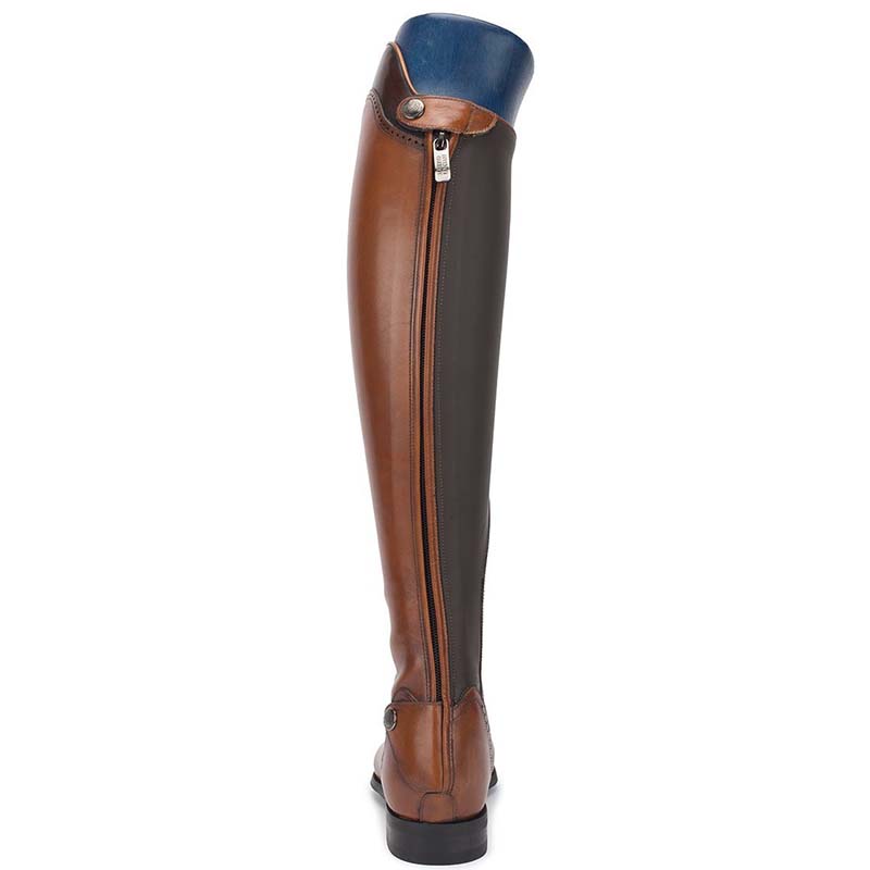 Riding tall boots alberto fasciani model 33604 brown with laces - 3690