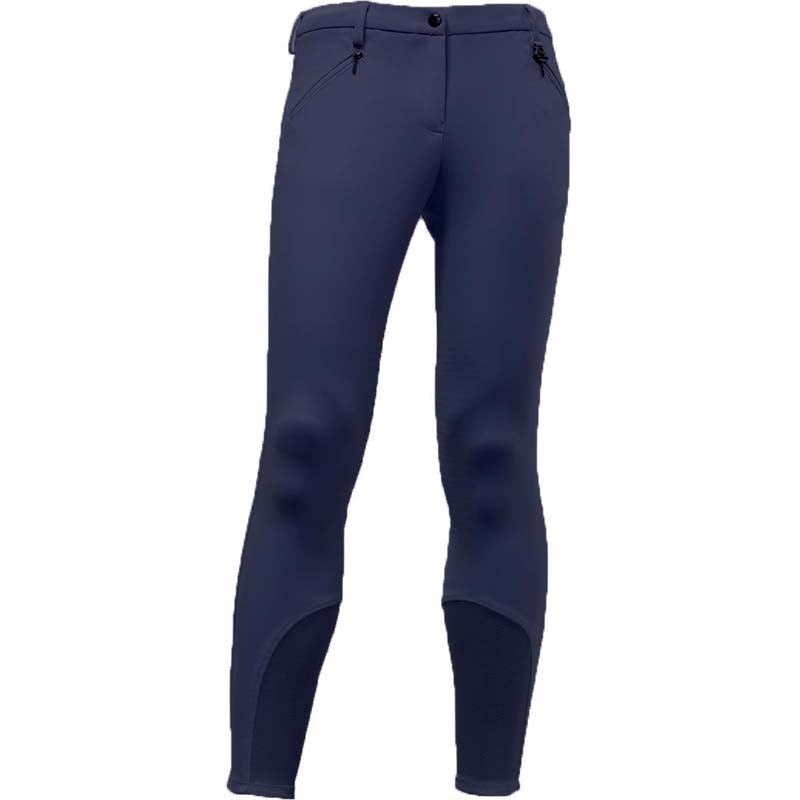 Ladies professional riding breeches in technical fabric with grip - 3837