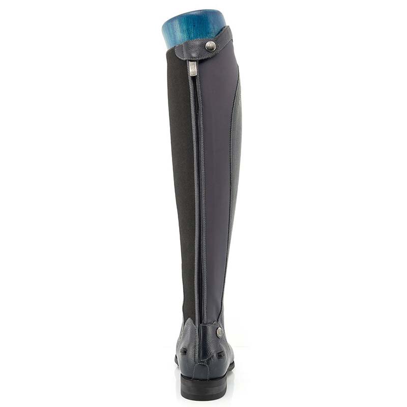 Riding tall boots alberto fasciani model 33080 black with laces - 3687