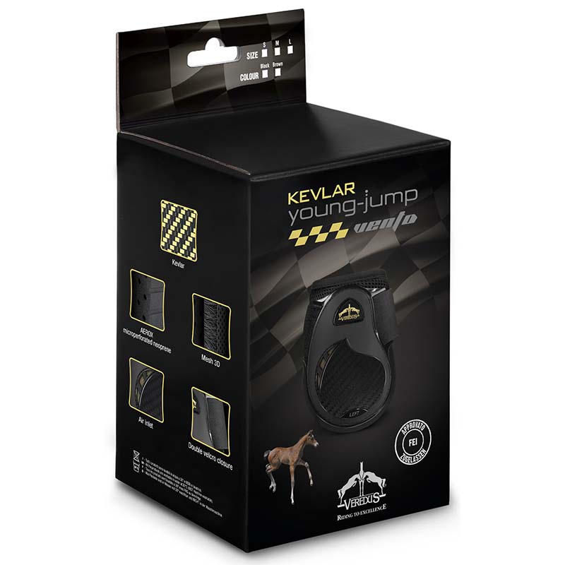 Veredus kevlar young jump rear fetlock boots - 1983