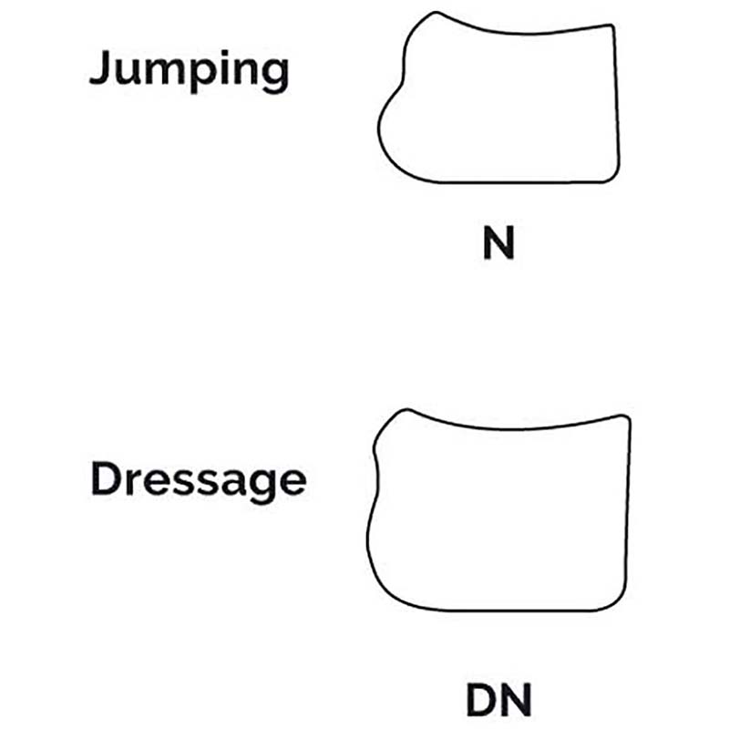 Equiline english saddle pad gloren model - 3016