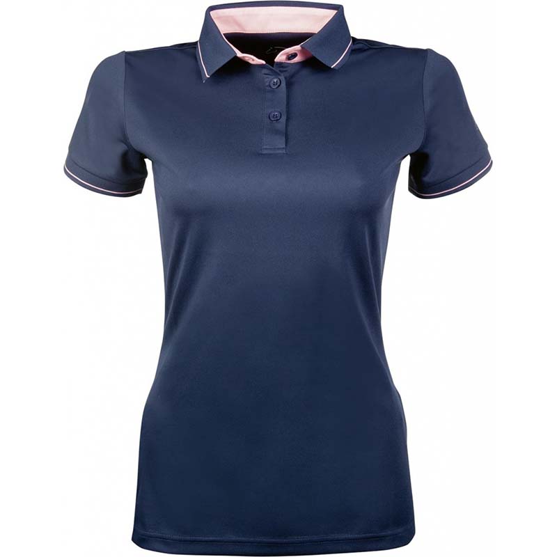 Women riding polo shirt HKM model Classic - 3495