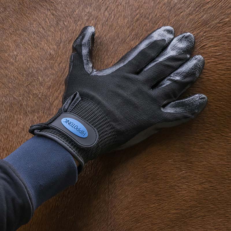 Hippotonic grooming glove for horse cleaning  - 0647