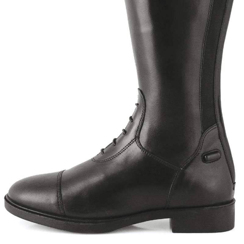 Derby children’s riding boots with laces and zip - 2271