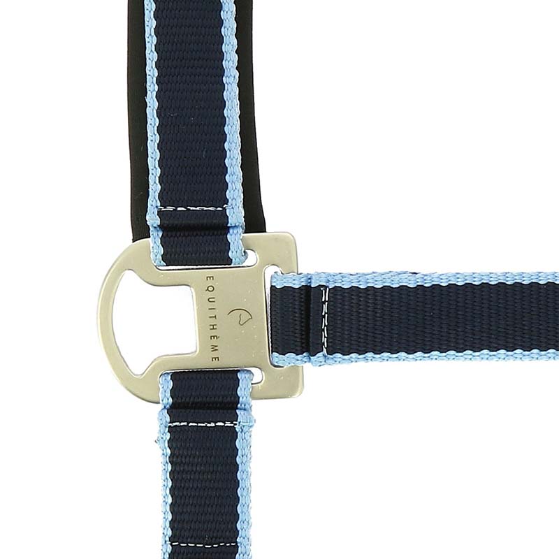 Adjustable nylon halter with lead mod. satinÉ - 0385