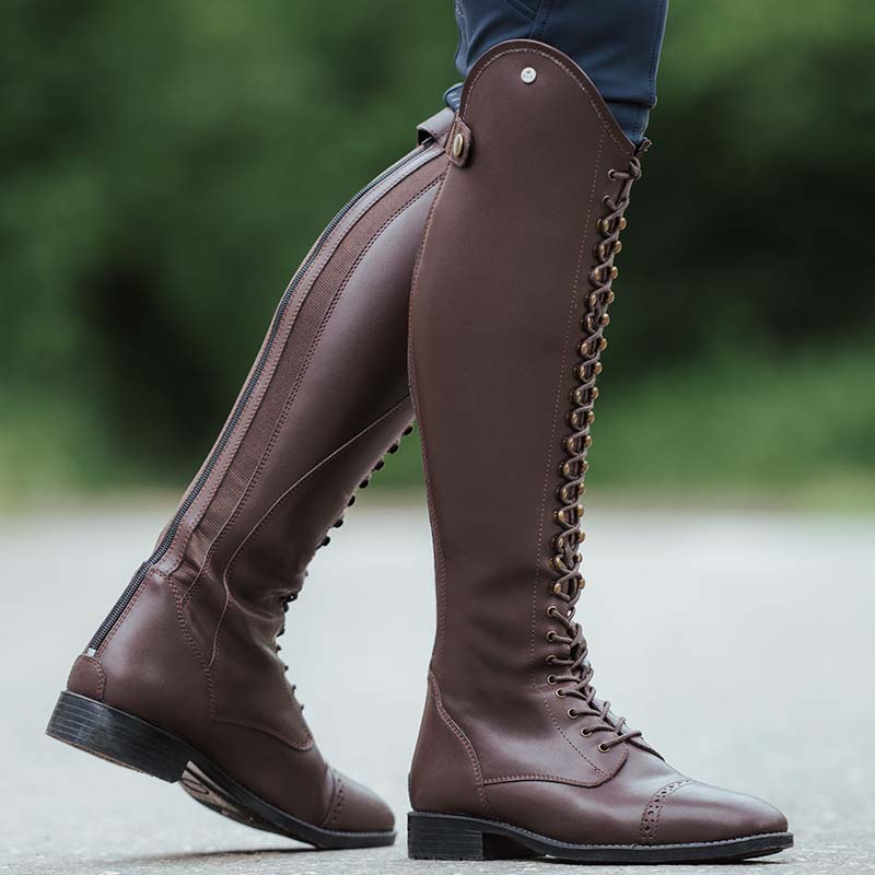 Woman riding boots with laces model portland polo - 3032
