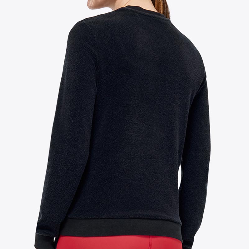 Ladies sweatshirt Cavalleria Toscana with sponge logo - 9669