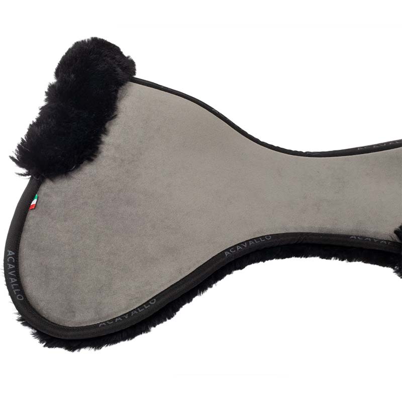 Memory foam acavallo half pad with sheepskin - 2941