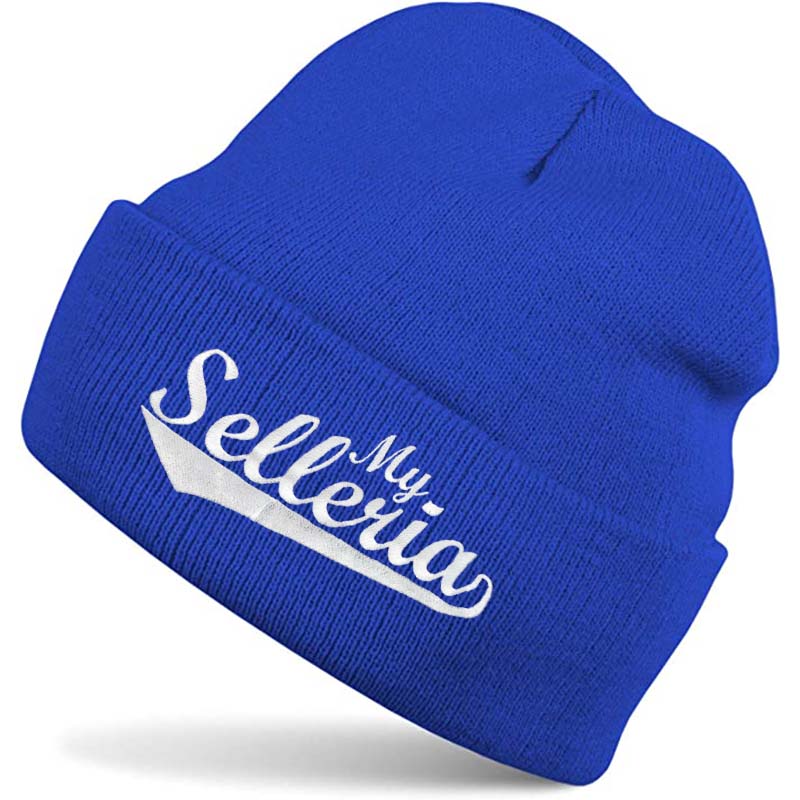 Unisex winter cap with my selleria embroidery vintage line - 0023