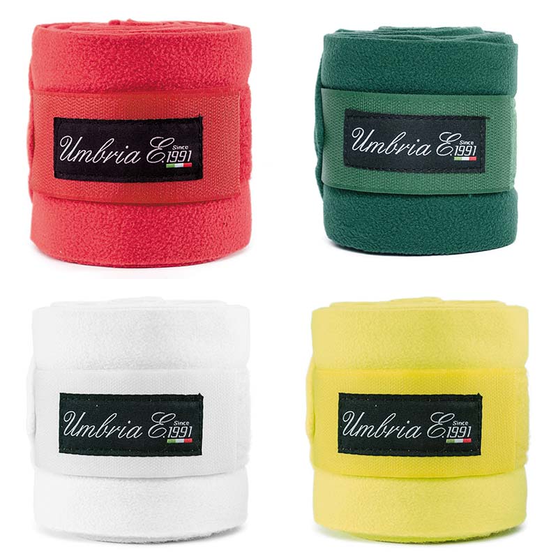 Set 4 rest bandages polar fleece with velcro closure - 1531