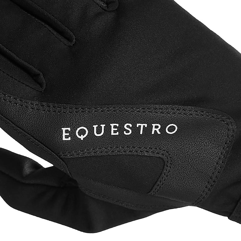 Equestro winter riding gloves in technical fabric - 2183