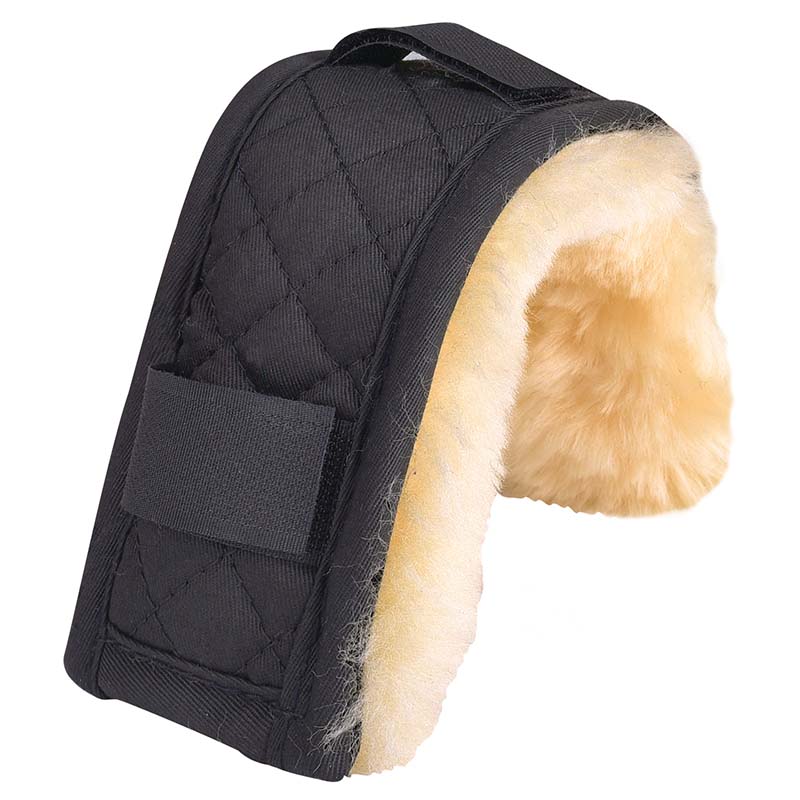 Bridle padding with lamb to cover horse nose and head from 28cm - 2371