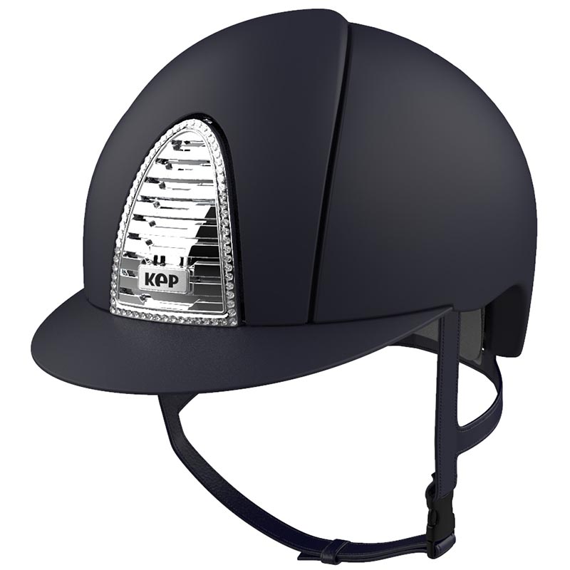 Kep italia helmet model cromo 2.0 textile with swarovski - 3205