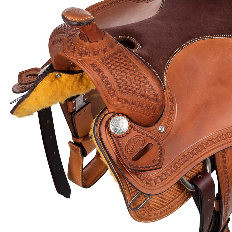 Denver western reining saddle - 4930