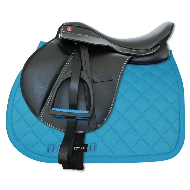 Spring english saddle with custom accessories - 8161