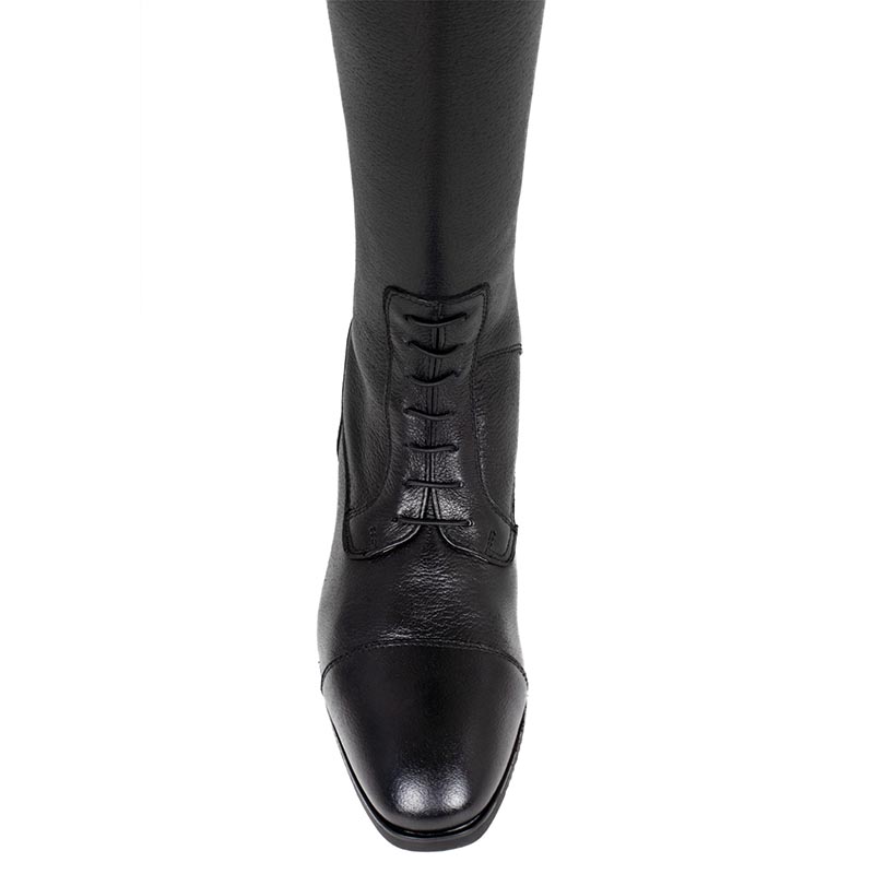 Equestro venus riding boots in leather with front laces - 3595