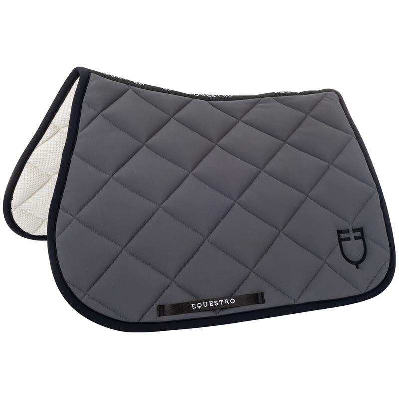 Jumping saddlecloth equestro black line edition with logo - 3609