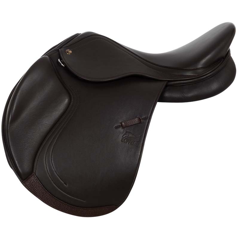Supreme jumping saddle model sydney in double leather - 2838