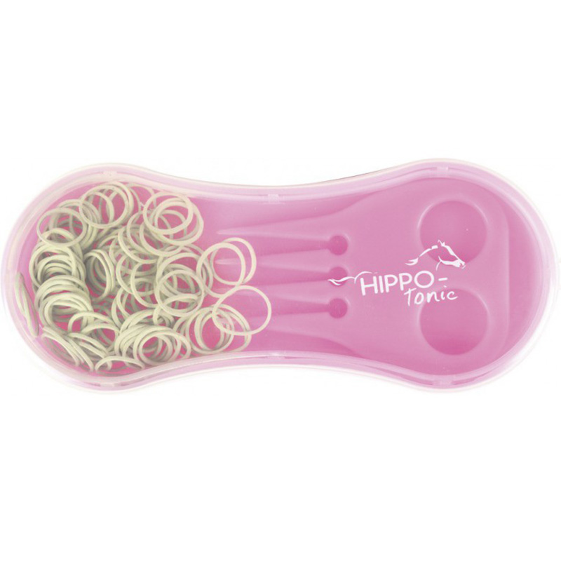 Horse brush complete with elastics and comb - 0611