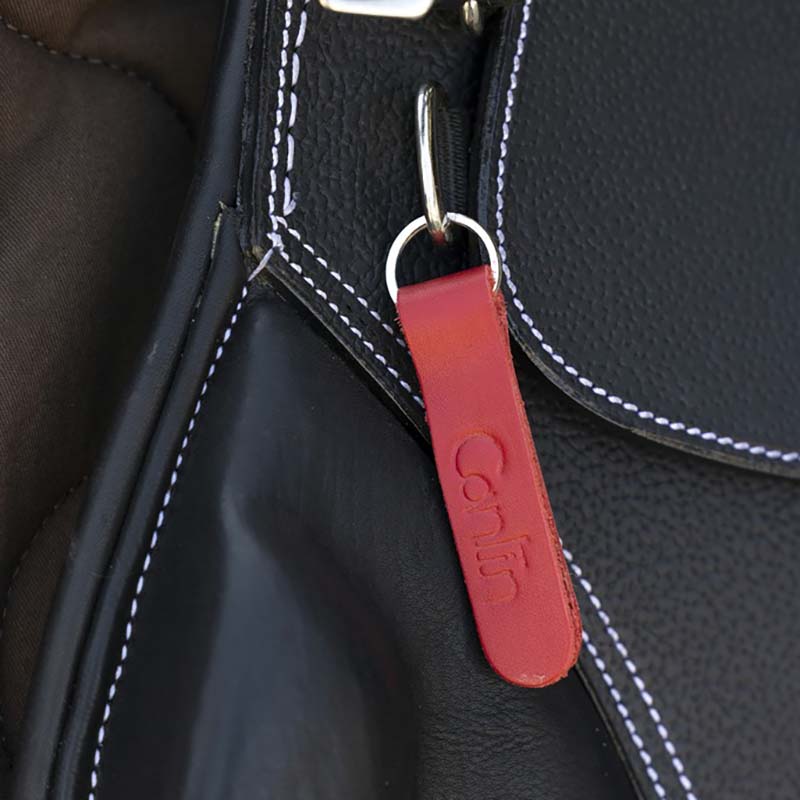 Children’s saddle pony pad evolution jumping in real full grain leather - 2710