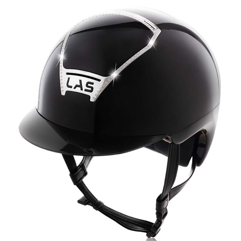 Las riding helmet model opera with crystal frame - 3372