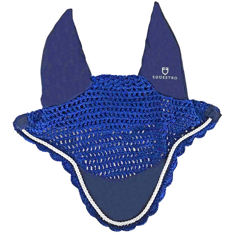 Equestro ear net with cord - 0585