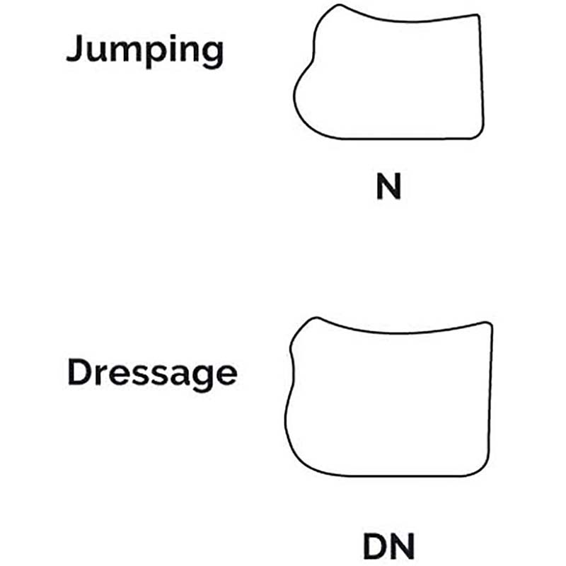Equiline english saddle pad in technical fabric. digamma model - 3020