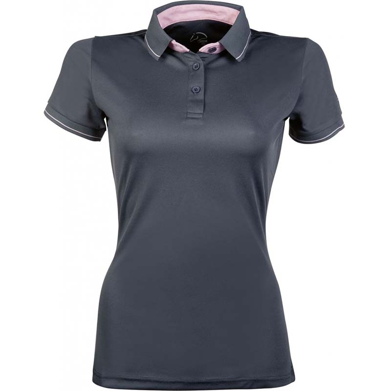 Women riding polo shirt HKM model Classic - 3495