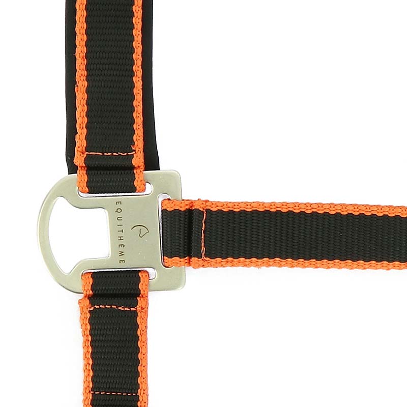 Adjustable nylon halter with lead mod. satinÉ - 0385