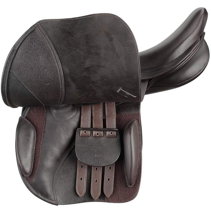 Jumping saddle daslo gold with interchangeable bow - 2826