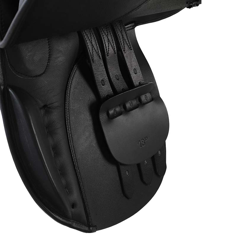 Supreme trekking leather saddle with interchangeable gullet - 3023