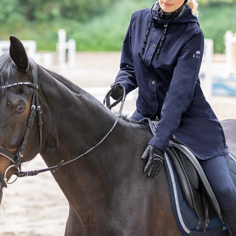 Riding raincoat with hood model Emilia - 2613