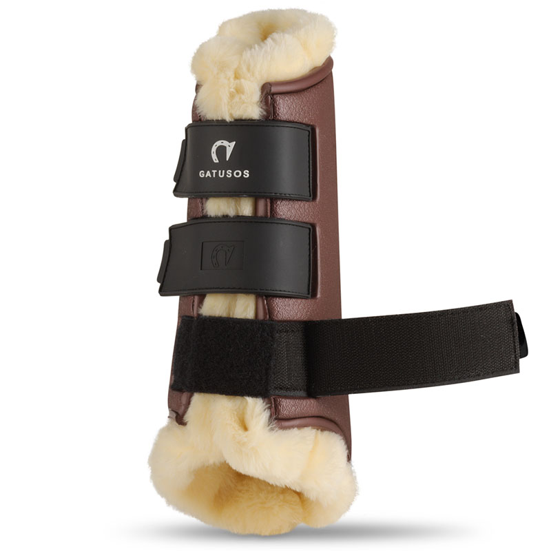 Gatusos dressage front tendon boots royal synthetic shearling model - 1940