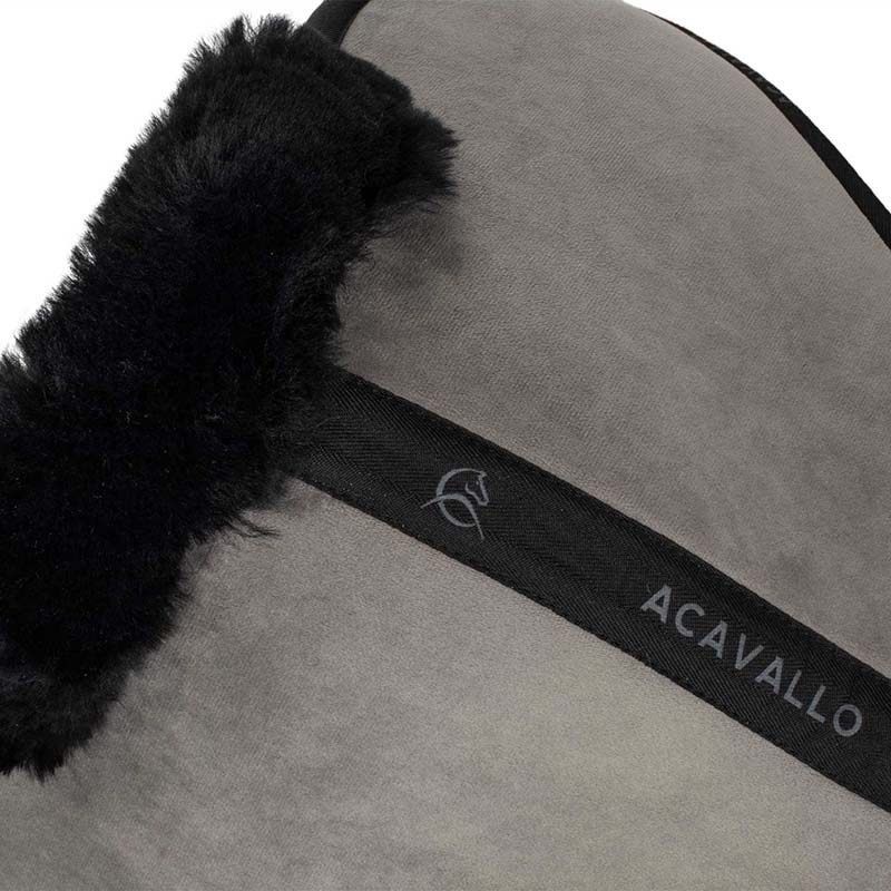 Memory foam acavallo half pad with sheepskin - 2941