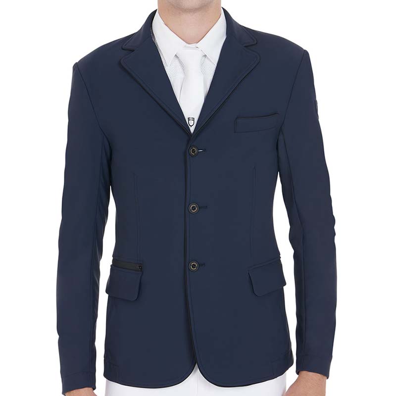 Equestro competition jacket man with zip pocket - 9876