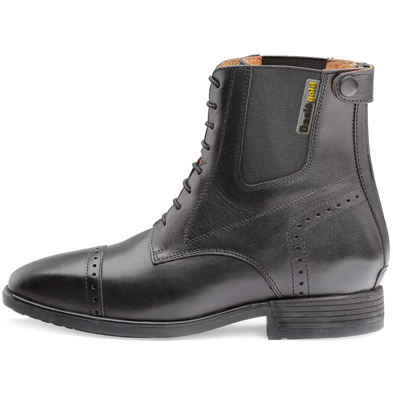 Daslo gold riding ankle boots in real leather - 2277