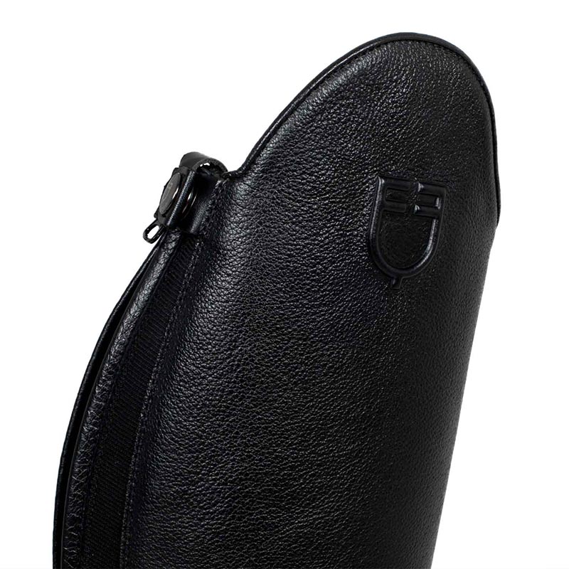 Equestro venus riding boots in leather with front laces - 3595