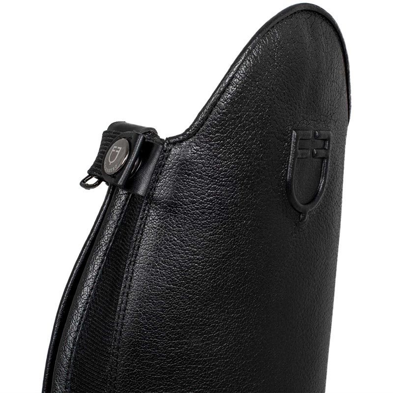 Equestro jupiter riding boots in leather with back zip - 3594