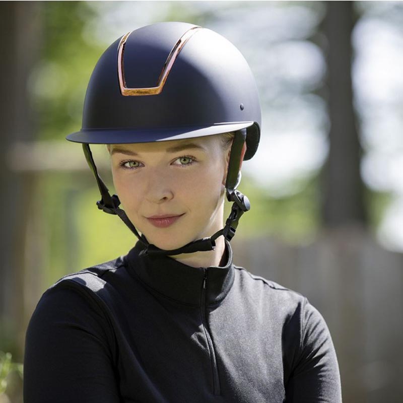 Wide visor horse riding helmet model lady shield - 3211