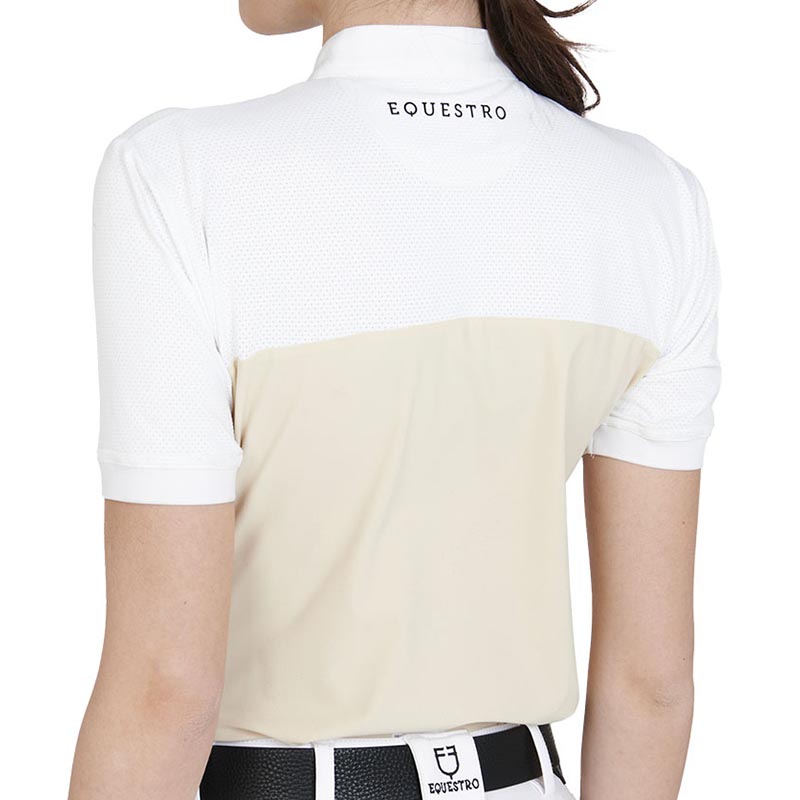 Ladies Equestro mesh competition polo shirt - 3512